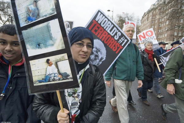 Stop Trident, Troops out of Iraq © 2007, Peter Marshall