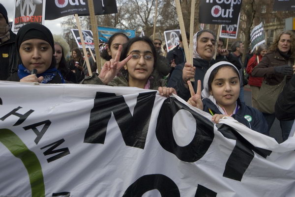 Stop Trident, Troops out of Iraq © 2007, Peter Marshall