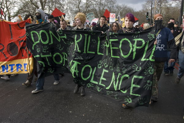 Stop Trident, Troops out of Iraq © 2007, Peter Marshall