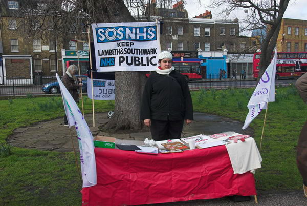 NHS March, Camberwell © 2007, Peter Marshall