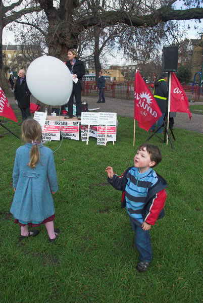 NHS March, Camberwell © 2007, Peter Marshall