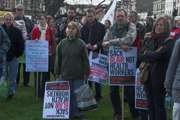 NHS March, Camberwell © 2007, Peter Marshall