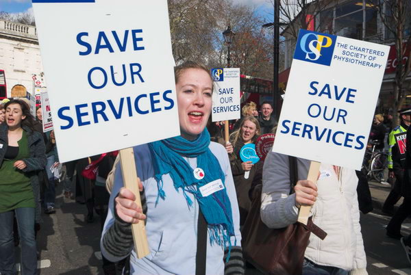 Keep the NHS working, Hackney © 2007, Peter Marshall