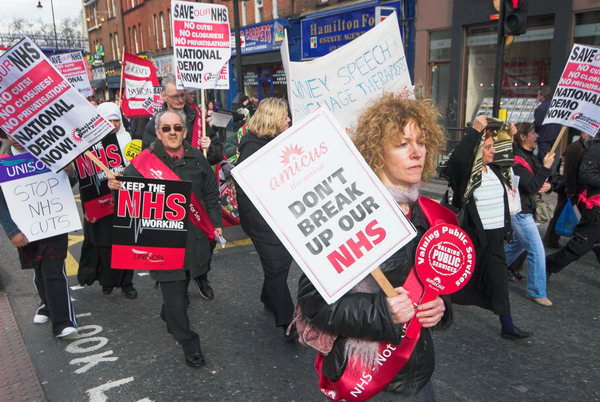 Keep the NHS working, Hackney © 2007, Peter Marshall