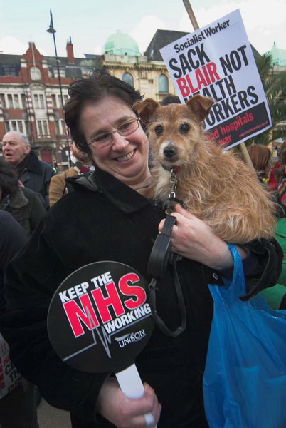 Keep the NHS working, Hackney © 2007, Peter Marshall