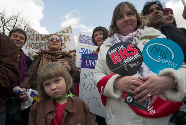 Keep the NHS working, Hackney © 2007, Peter Marshall