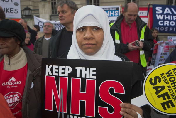 Keep the NHS working, Hackney © 2007, Peter Marshall