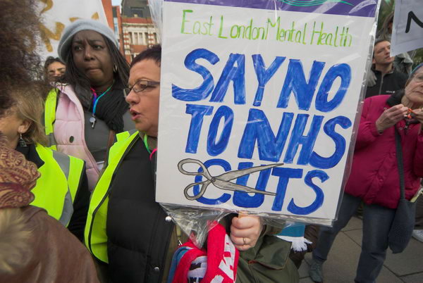 Keep the NHS working, Hackney © 2007, Peter Marshall