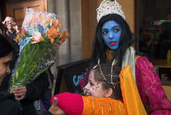 Hare Krishna Gaura Purnima Procession © 2007, Peter Marshall