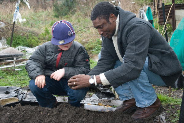 Manor Gardens Allotments Meeting © 2007, Peter Marshall