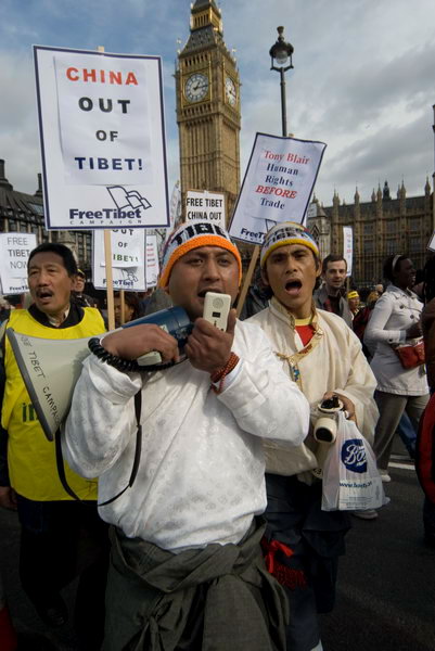 Free Tibet © 2007, Peter Marshall