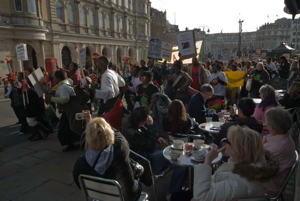9 - Central London Arms Trade Crawl. London Campaign Against Arms Trade (CAAT) will be protesting outside three central London Arms Dealers. 11am: BAE Systems, 6 Carlton Gardens; 12 noon: LRLIH, 80 Haymarket; 1pm: MBDA, 11 Strand. Tel: 07939 159283. Email: londoncaat@riseup.net Web: www.platial.com/caatlondon/map/16017