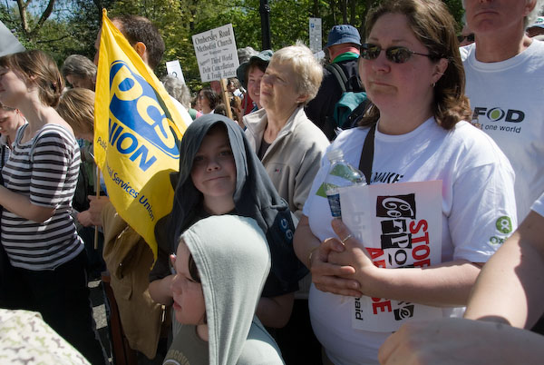 Trade Justice Mass Action © 2007, Peter Marshall