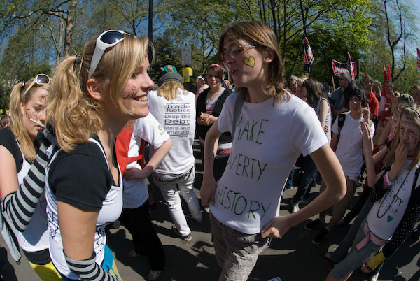 Trade Justice Mass Action © 2007, Peter Marshall