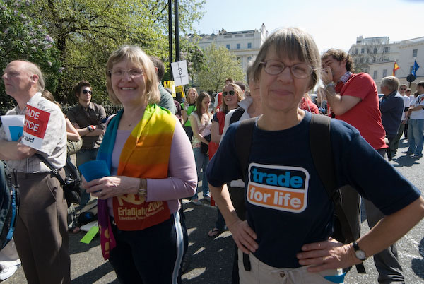 Trade Justice Mass Action © 2007, Peter Marshall