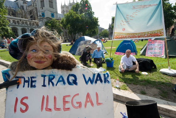 Brian Haw: 6 Years in Parliament Square &copy; 2007, Peter Marshall