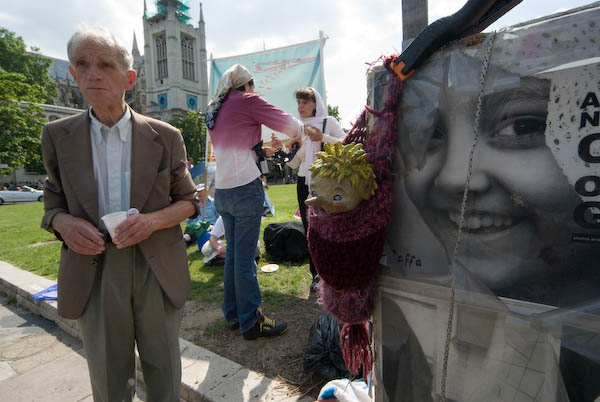 Brian Haw: 6 Years in Parliament Square &copy; 2007, Peter Marshall