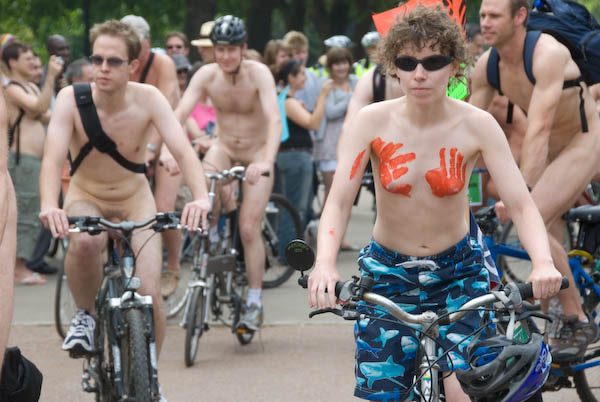 World Naked Bike Ride, London © 2007, Peter Marshall