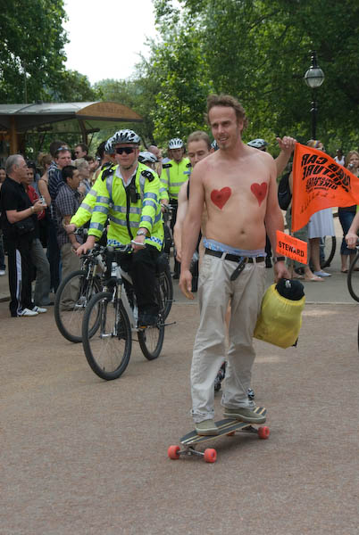 World Naked Bike Ride, London © 2007, Peter Marshall