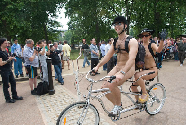 World Naked Bike Ride, London © 2007, Peter Marshall